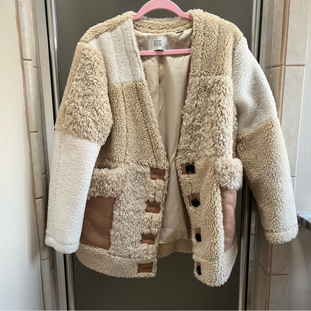 Bdg Alta Mixed Texture Cardigan Jacket - image 4
